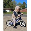 imagebesrey Toddler Balance Bike 2 Year Old AllMetal Frame  12quot MotionActivated Lighting Wheels  AllTerrain  Kids Bike with Padded Adjustable Seat  Gift Bike for Boys Girls 2 3 4 5 Years OldDark Blue