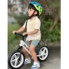 imagebesrey Toddler Balance Bike 2 Year Old AllMetal Frame  12quot MotionActivated Lighting Wheels  AllTerrain  Kids Bike with Padded Adjustable Seat  Gift Bike for Boys Girls 2 3 4 5 Years OldWhite