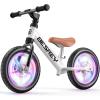 imagebesrey Toddler Balance Bike 2 Year Old AllMetal Frame  12quot MotionActivated Lighting Wheels  AllTerrain  Kids Bike with Padded Adjustable Seat  Gift Bike for Boys Girls 2 3 4 5 Years OldWhite