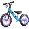 imagebesrey Toddler Balance Bike 2 Year Old AllMetal Frame  12quot MotionActivated Lighting Wheels  AllTerrain  Kids Bike with Padded Adjustable Seat  Gift Bike for Boys Girls 2 3 4 5 Years OldLight Blue