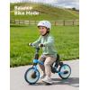 imagebesrey Toddler Bike 13 Years OldToddler Tricycle with Spare Wheel5 in 1 Kids Trike with Push HandleBackrest and Safety BeltBalance Bike 1 Year OldBirthday Gift and Toy for Boys and GirlsLight Blue