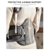 imagebesrey Ergonomic Baby Carrier with Hip Seat No Back Pain Support Breathable Mesh 6in1 Positions Newborn to Toddler Adjustable Waist Stool Carrier with Storage Pockets